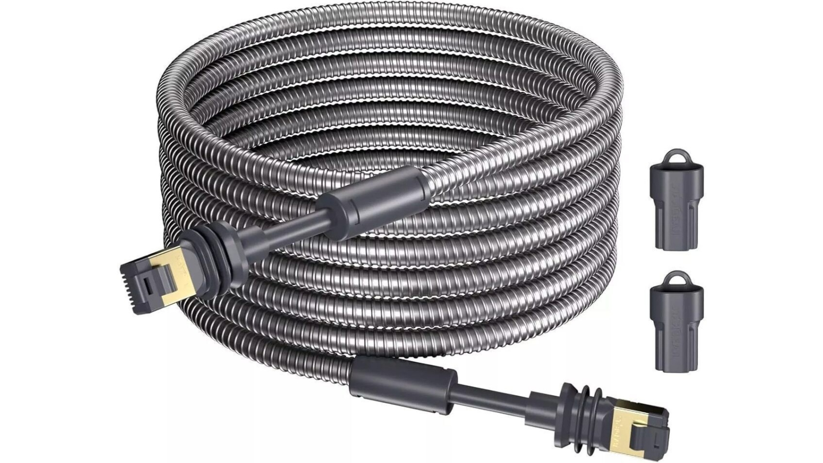 Starbeam Starlink Gen3 Armoured Stainless Steel Sleeve Ethernet Cable - 30metre