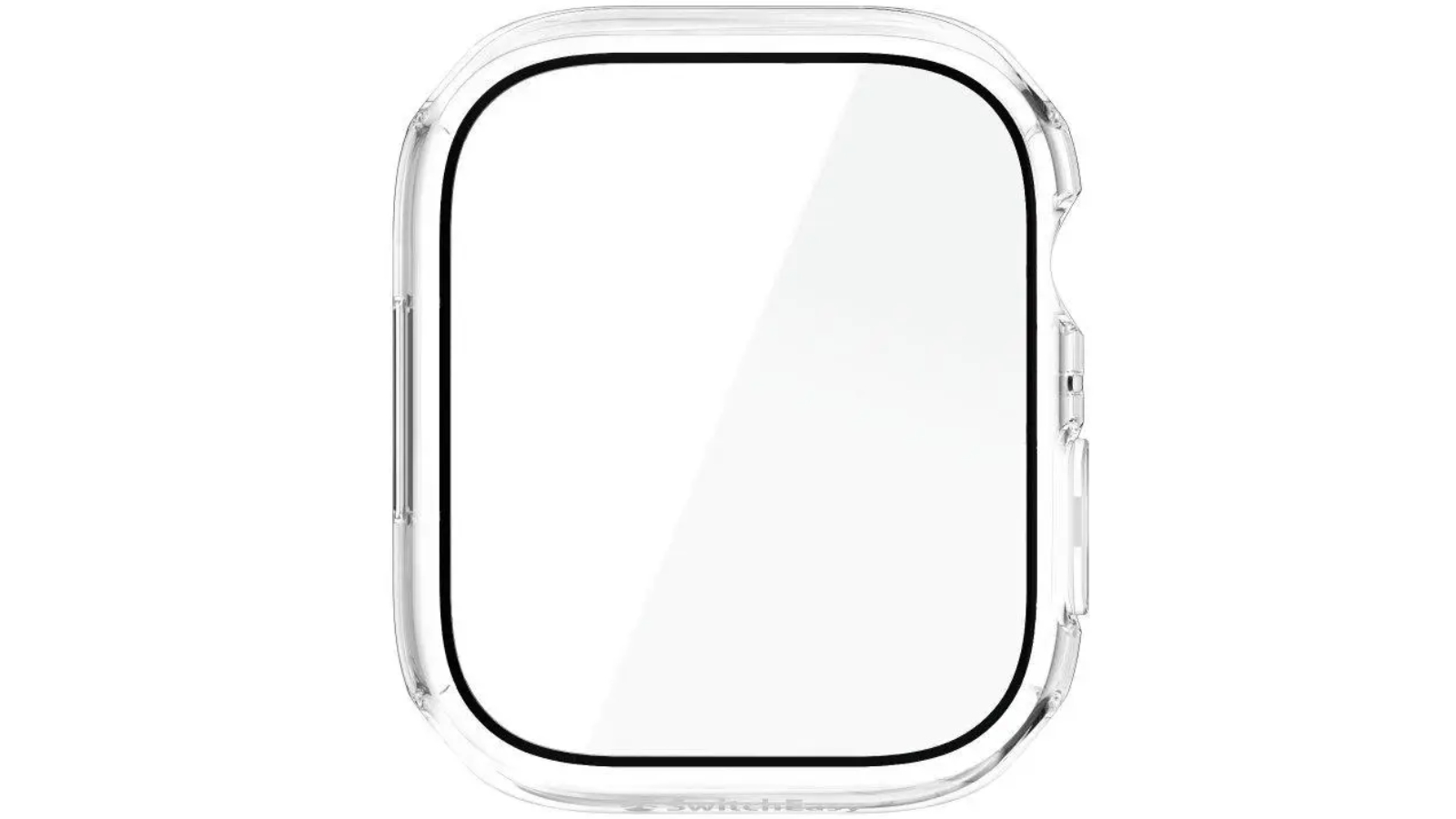 SwitchEasy Clear Hybrid Tempered Glass for Apple Watch Case