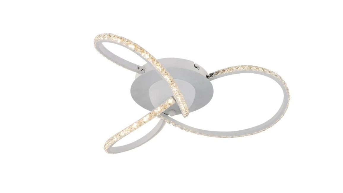 Luminea Sayer Dimmable Modern Elegant LED Ceiling Light - White