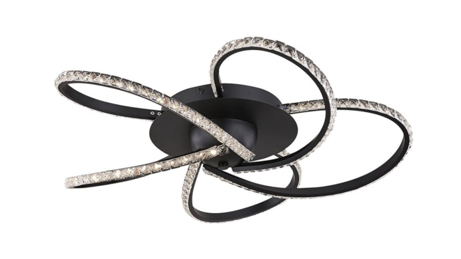 Luminea Sayer Dimmable LED Ceilling Light - Black