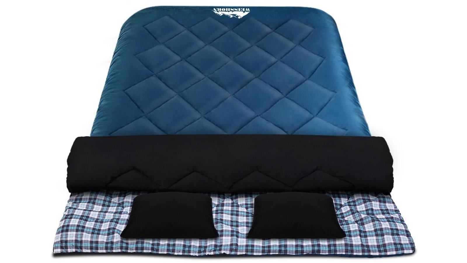 Weisshorn Double Sleeping Bag - Navy