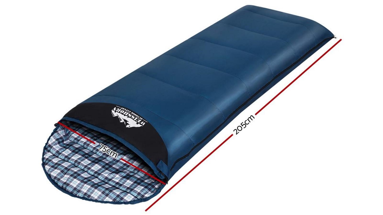 Weisshorn Small Single Sleeping Bag Navy Harvey Norman