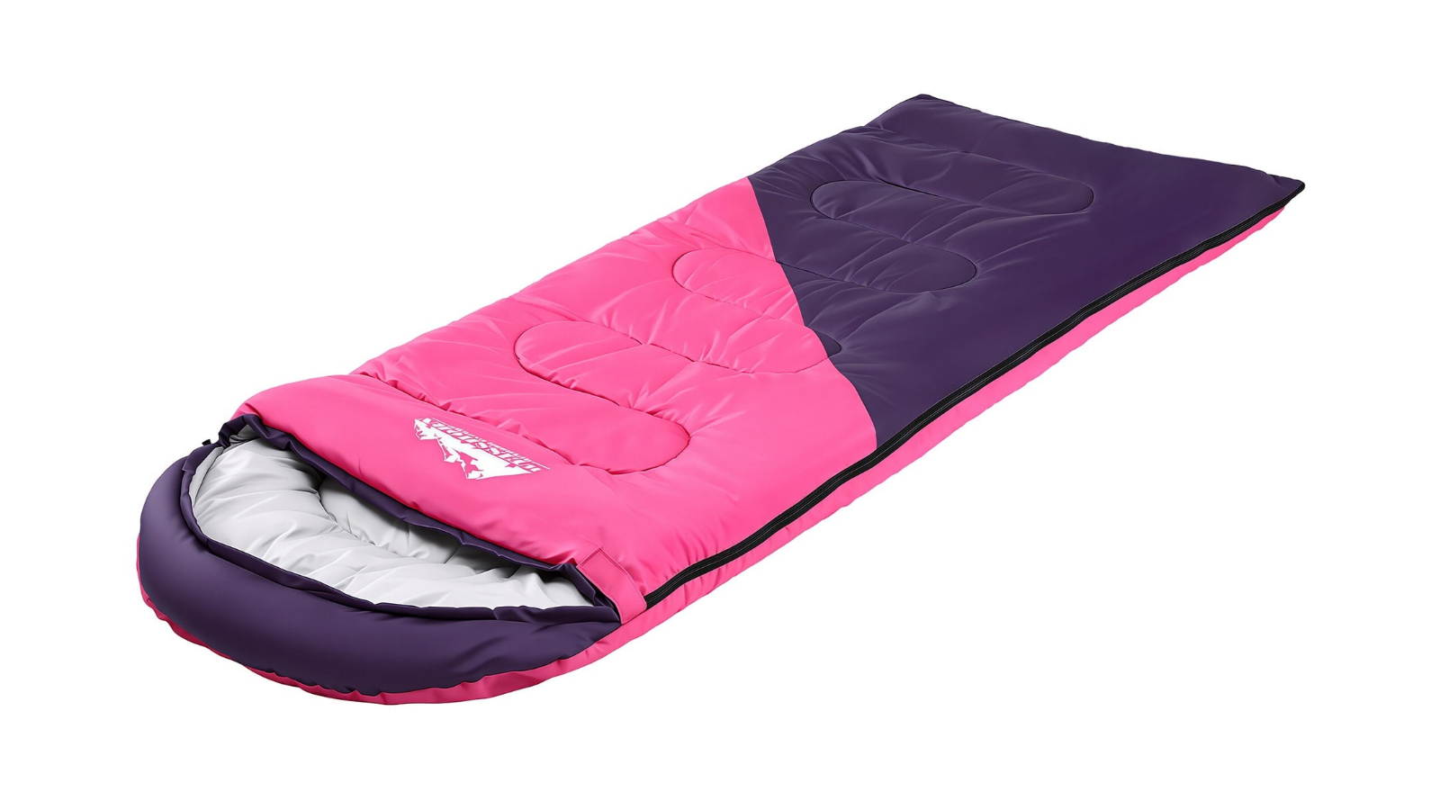 Weisshorn 213cm Single Thermal Camping Hiking Sleeping Bag - Pink