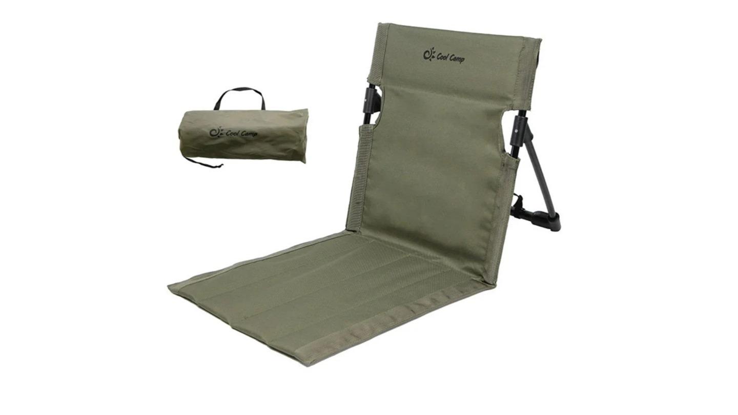 NNEOBA Portable Camping Chair with Backrest Cushion - Green
