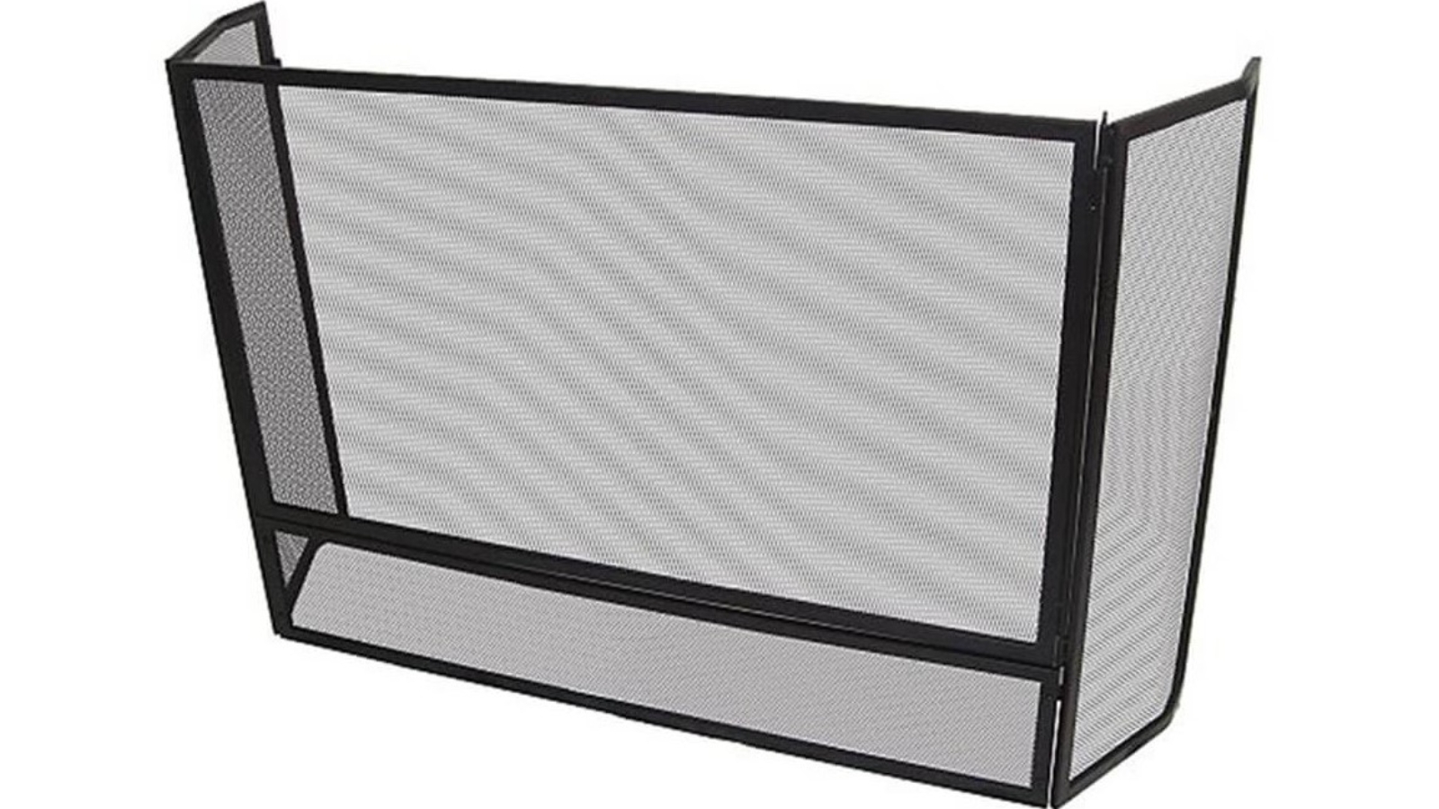 FireUp Black Inbuilt Mesh Guard with Gate - Large