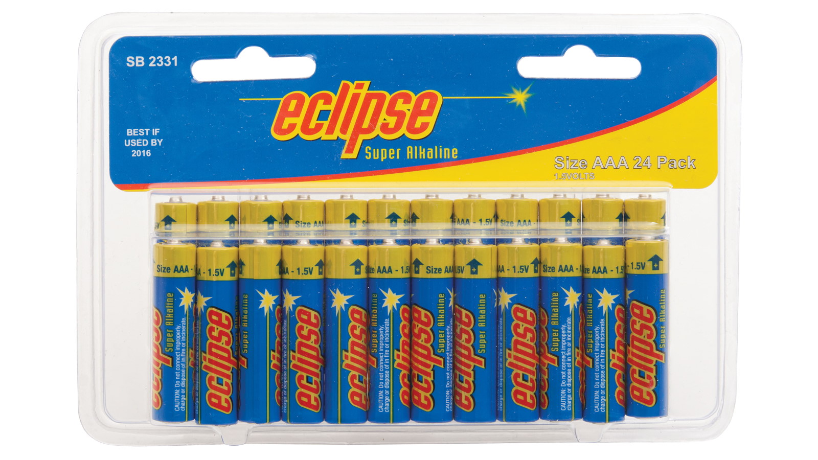 Eclipse 24-Pack Alkaline AAA 1.5V Battery