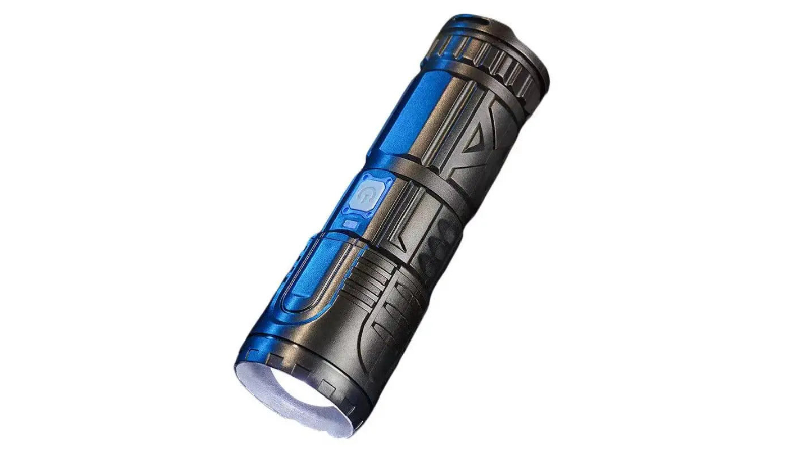 NNEOBA LED White Laser Telescopic Zoom Flashlight