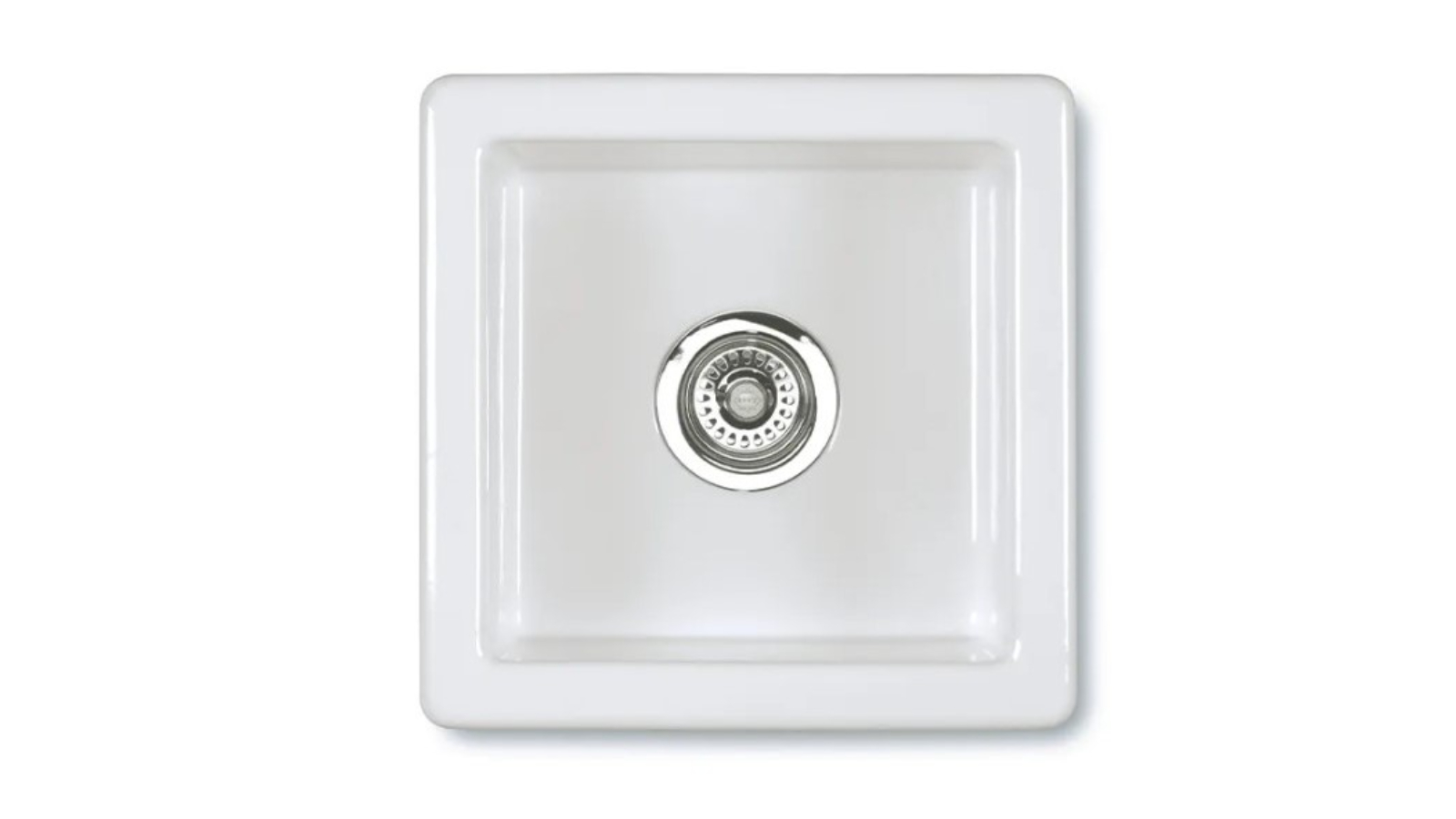 Shaws Belthorn Inset Undermount Sink - White