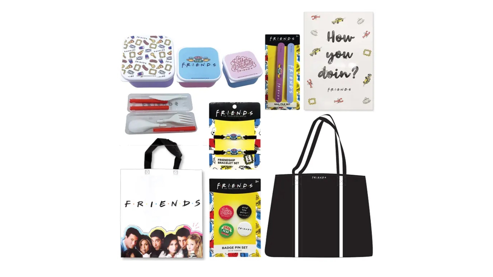 Friends Showbag 22 with Badges and Bracelet