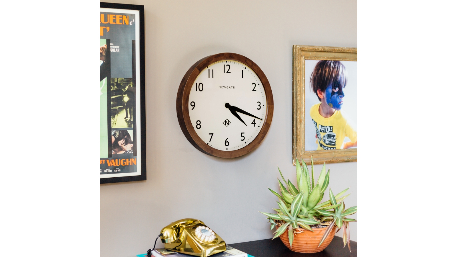 Newgate Solid Wood Wimbledon Clock Harvey Norman