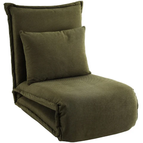 Artiss Floor Lounge Sofa Bed Foldable - Green