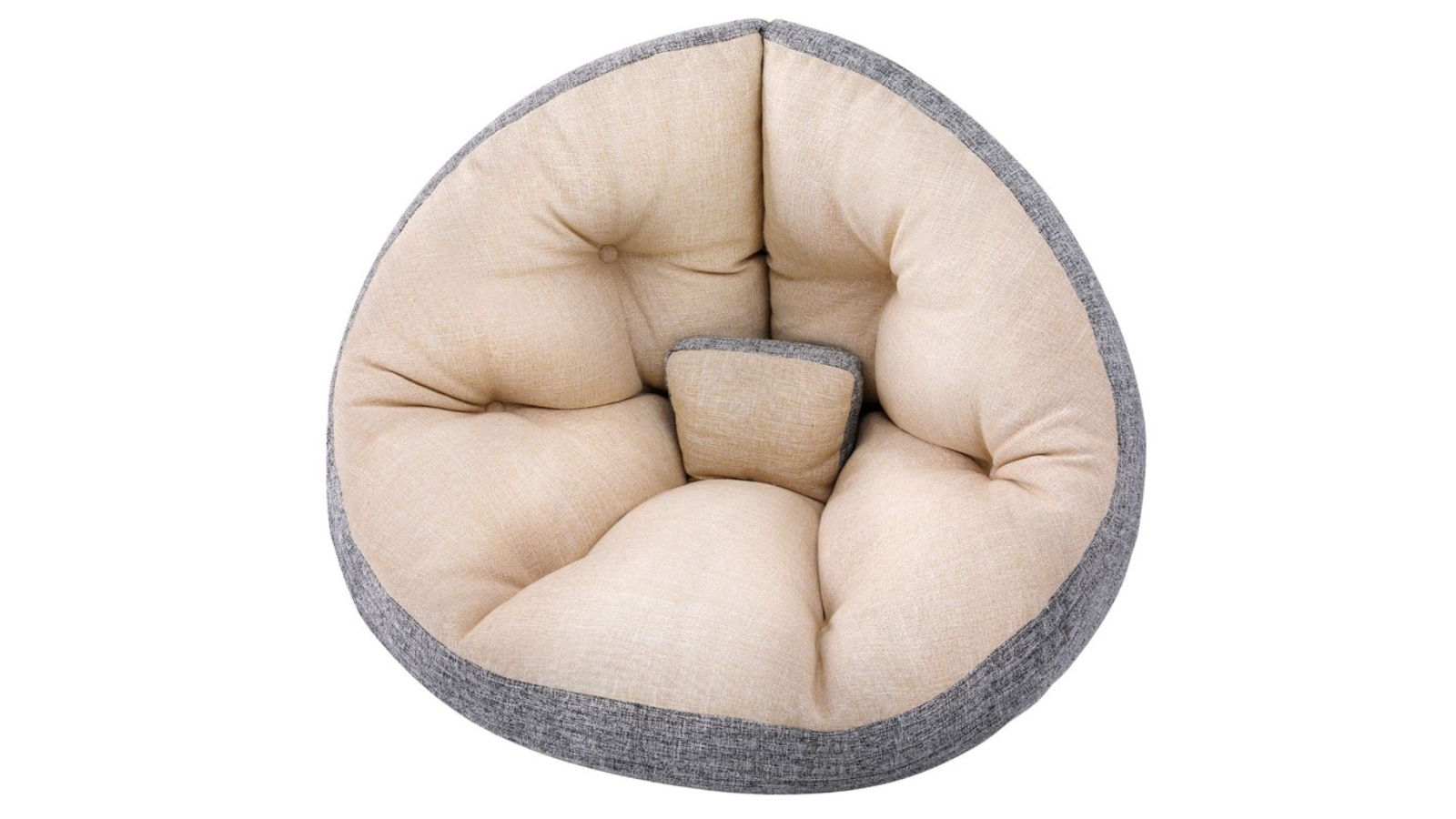 Artiss Foldable Floor Lounge Sofa Bed - Beige