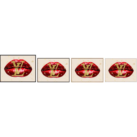 La Grolla Fashion Lips Red II Gallery Wall Art