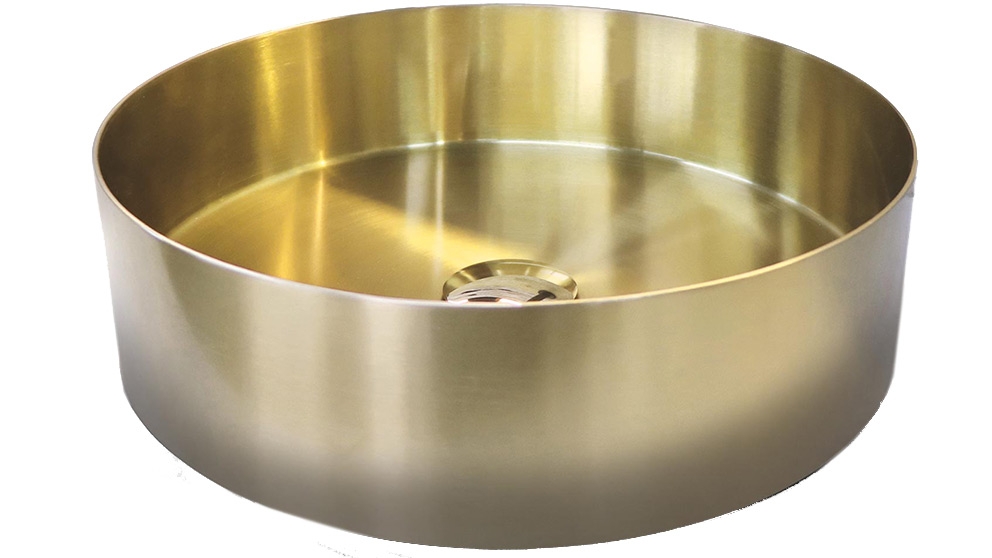 Studio Bagno Meteor Bench Basin - Brushed Brass