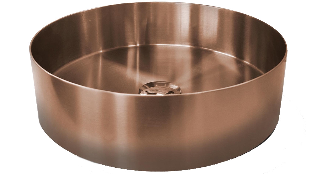 Studio Bagno Meteor Bench Basin - Brushed Copper