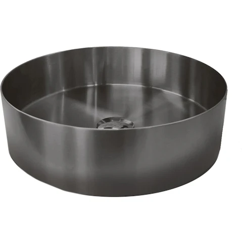 Studio Bagno Meteor Bench Basin - Brushed Gunmetal