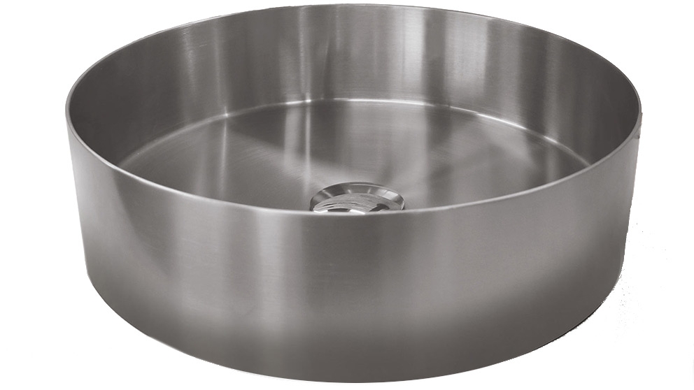 Studio Bagno Meteor Bench Basin - Brushed Stainless Steel