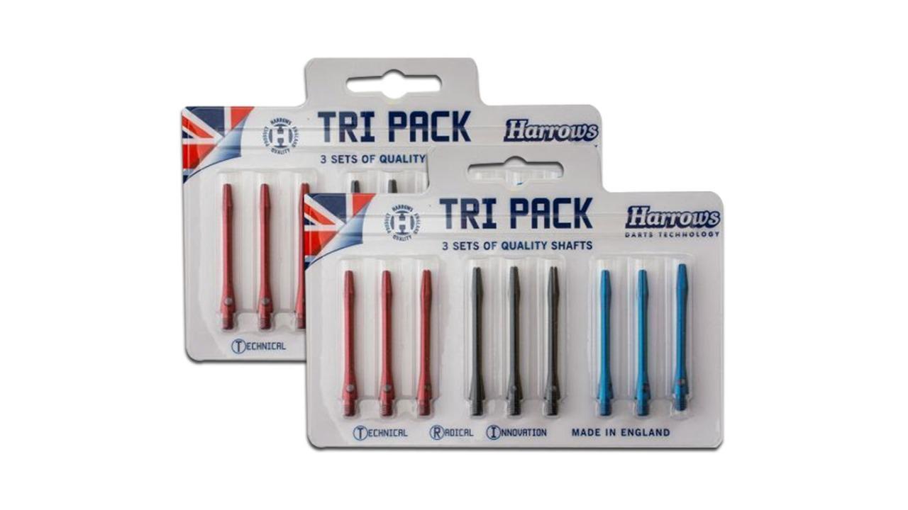 Harrows 3 Piece Anodised Aluminium Shafts Dart Stems Accessory - 20cm