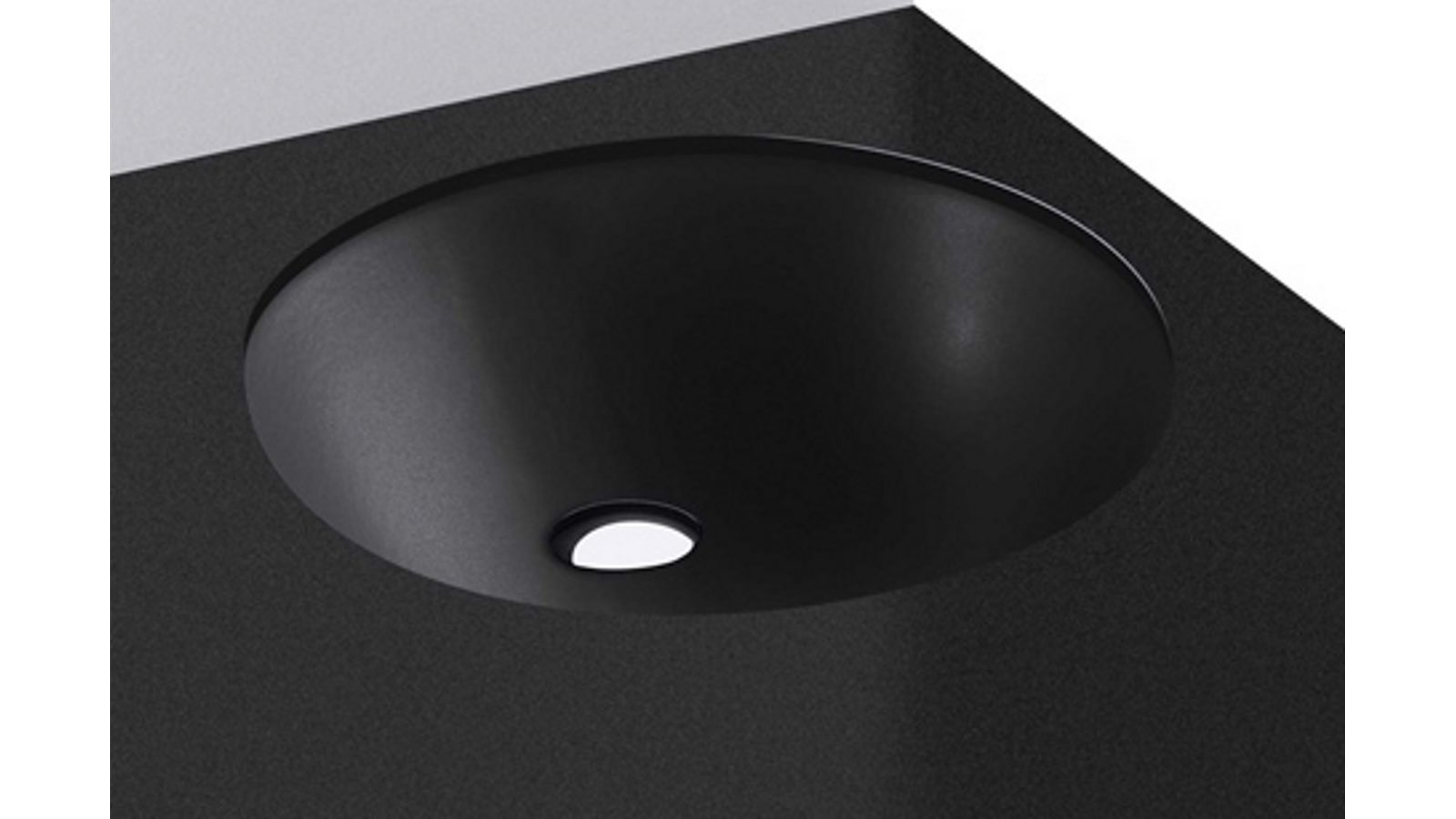 Studio Bagno Sotto Oval Under-Counter Basin - Matte Black