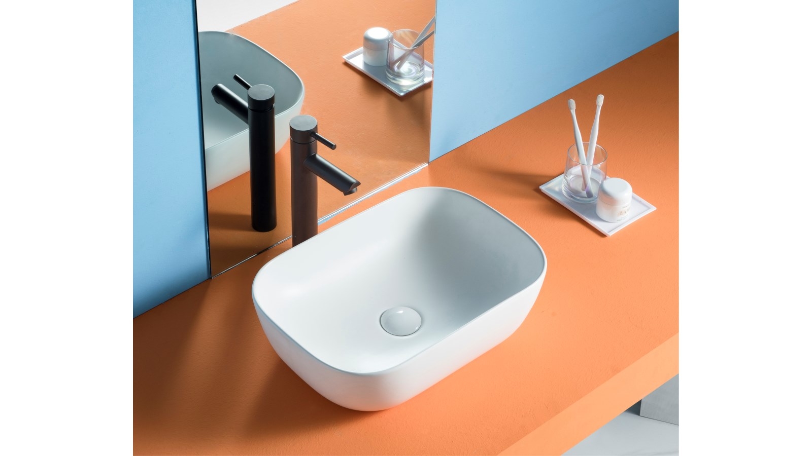 Sanceramica Vienna Vessel Basin - Matte White