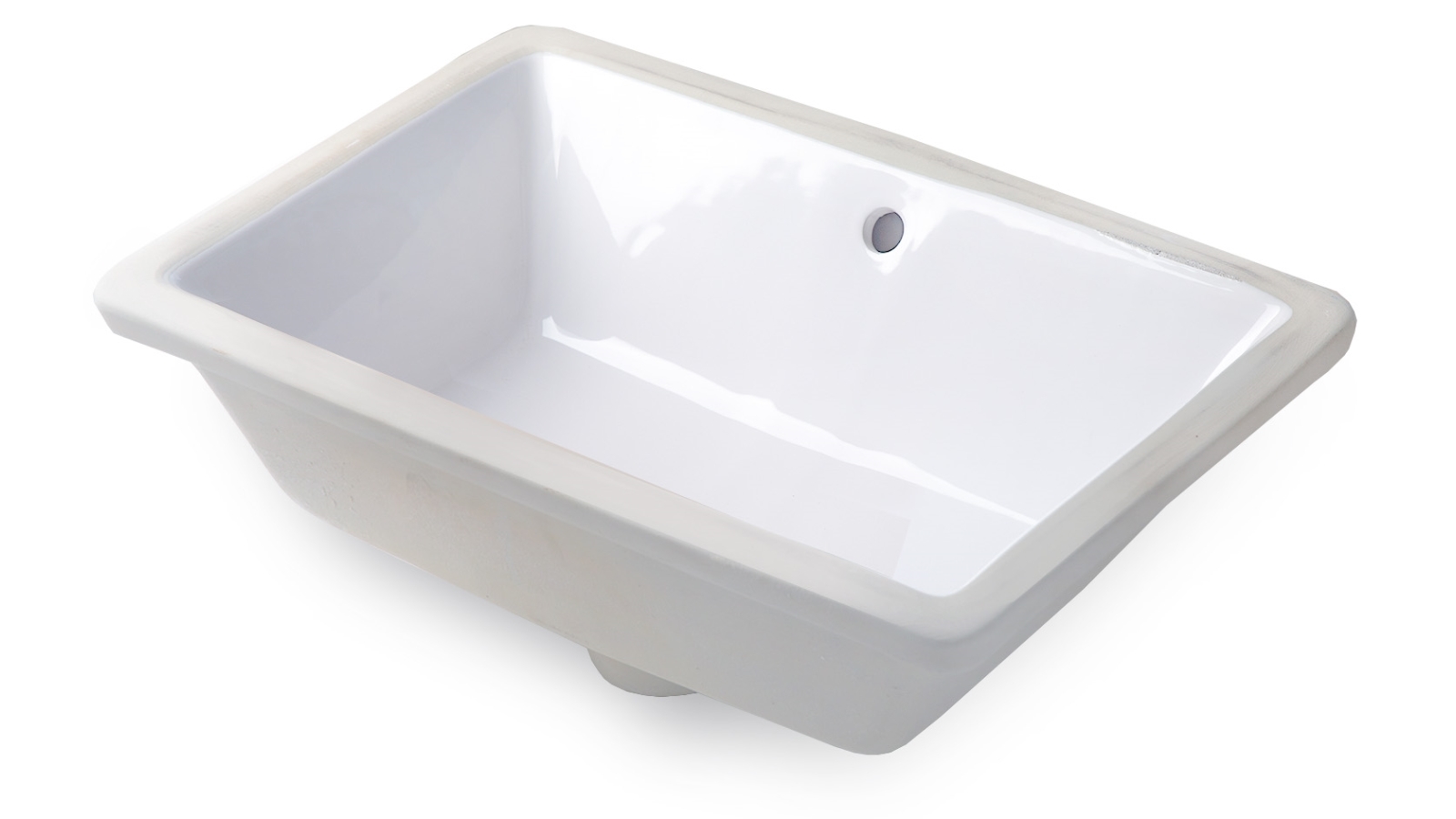 Sanceramica Element 525mm Rectangular Undermount Basin - Gloss White ...