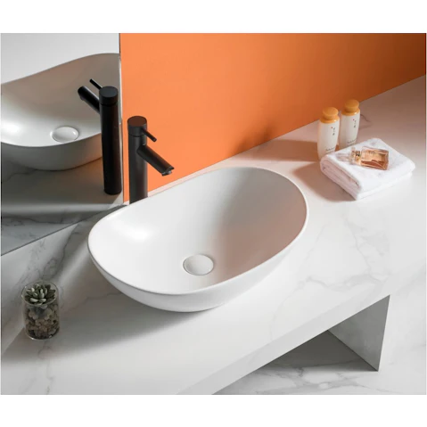 Sanceramica Indulgence Vessel Basin - Gloss White