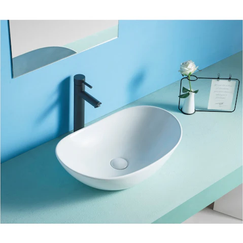 Sanceramica Indulgence 520mm Vessel Basin - Matte White