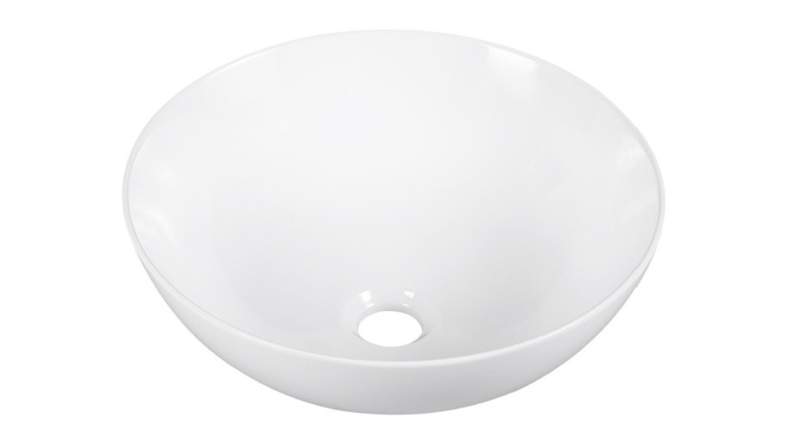 Sanceramica Canis 400mm Vessel Basin - Gloss White 