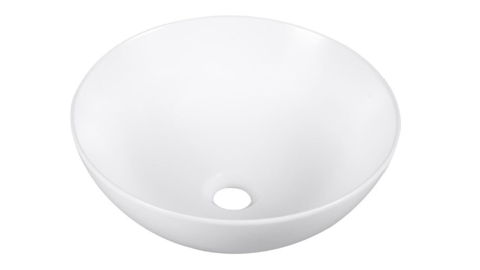 Sanceramica Canis 400mm Vessel Basin - Matte White 