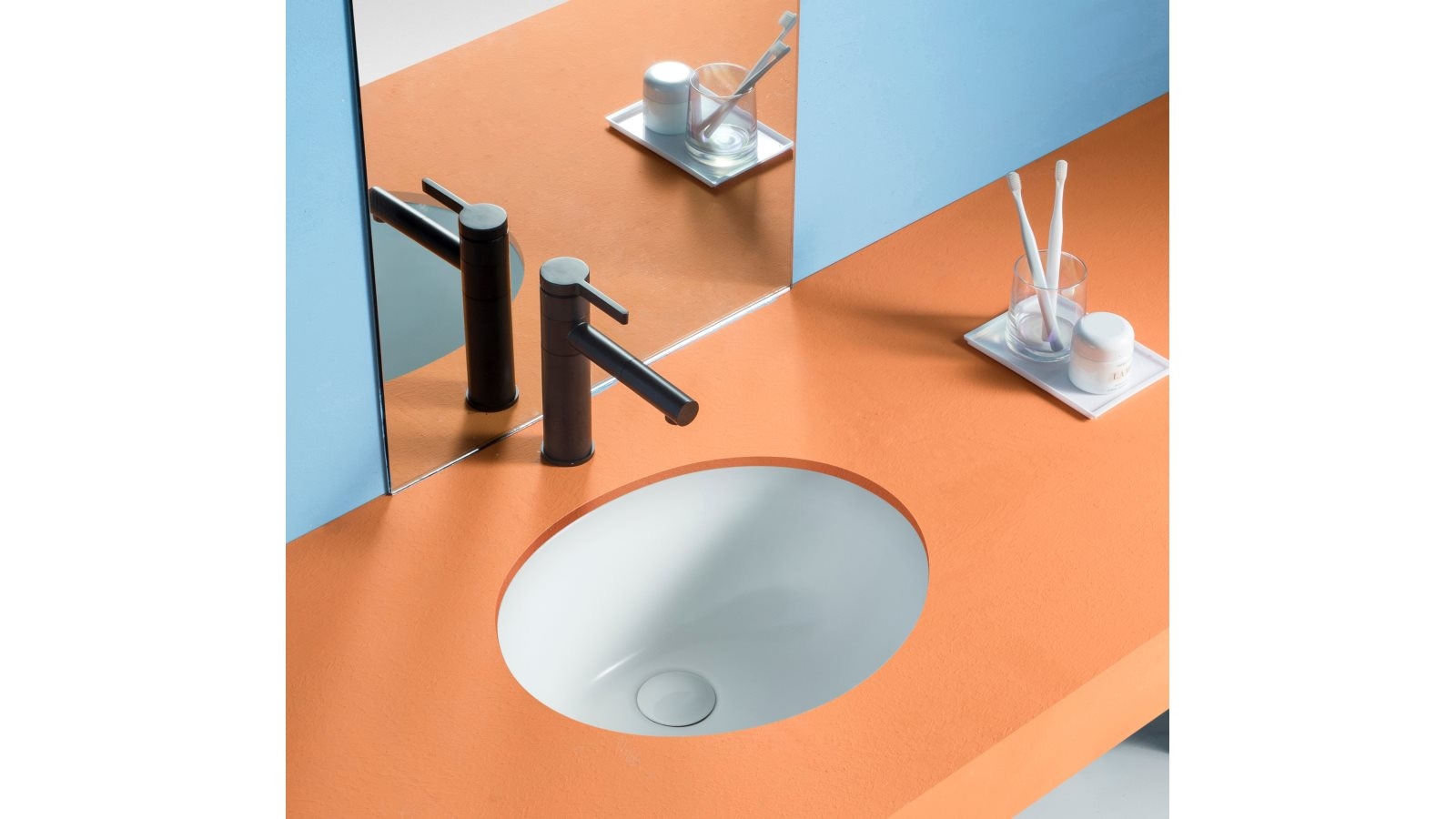 Sanceramica Orchid Undermount Basin - Gloss White