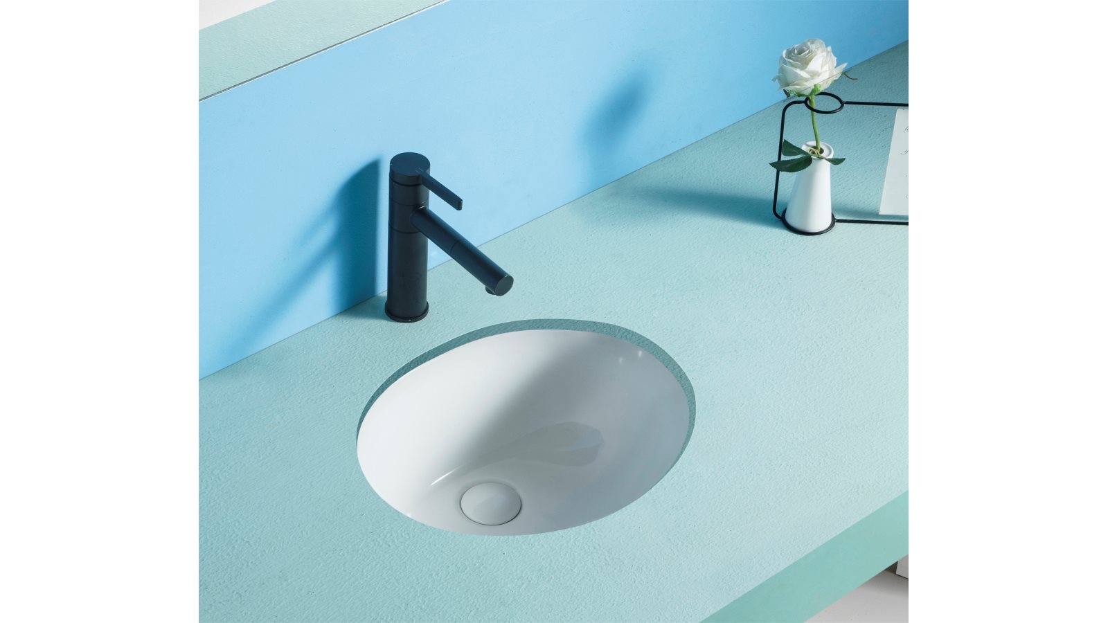 Sanceramica Orchid Undermount Basin - Matte White