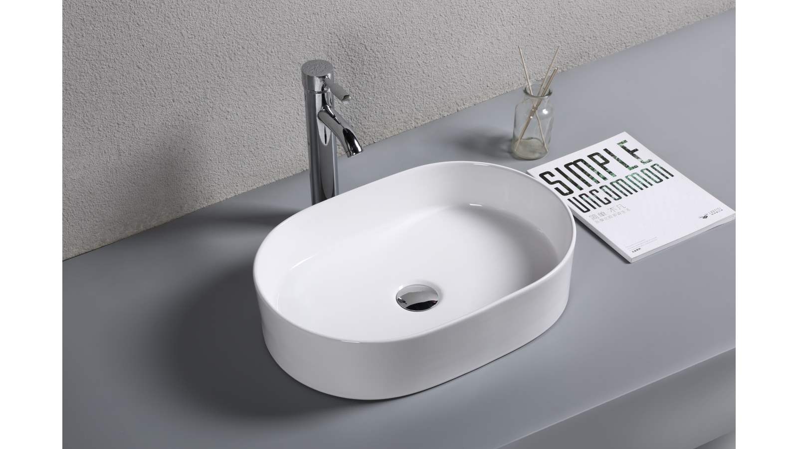 Sanceramica Sapphire 500mm Vessel Basin - Gloss White