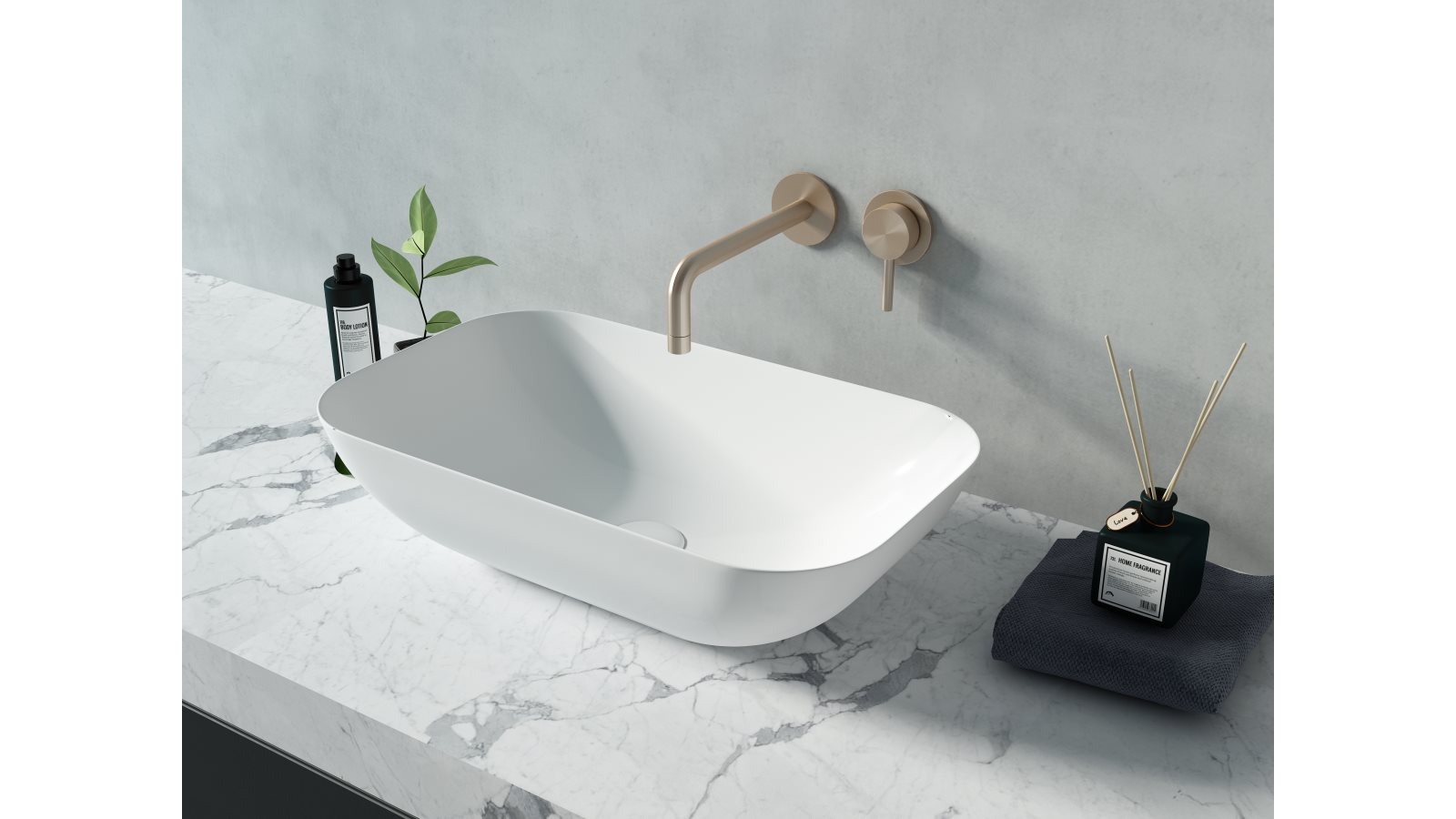 Sanceramica Vulcano 580mm Vessel Basin - Matte White