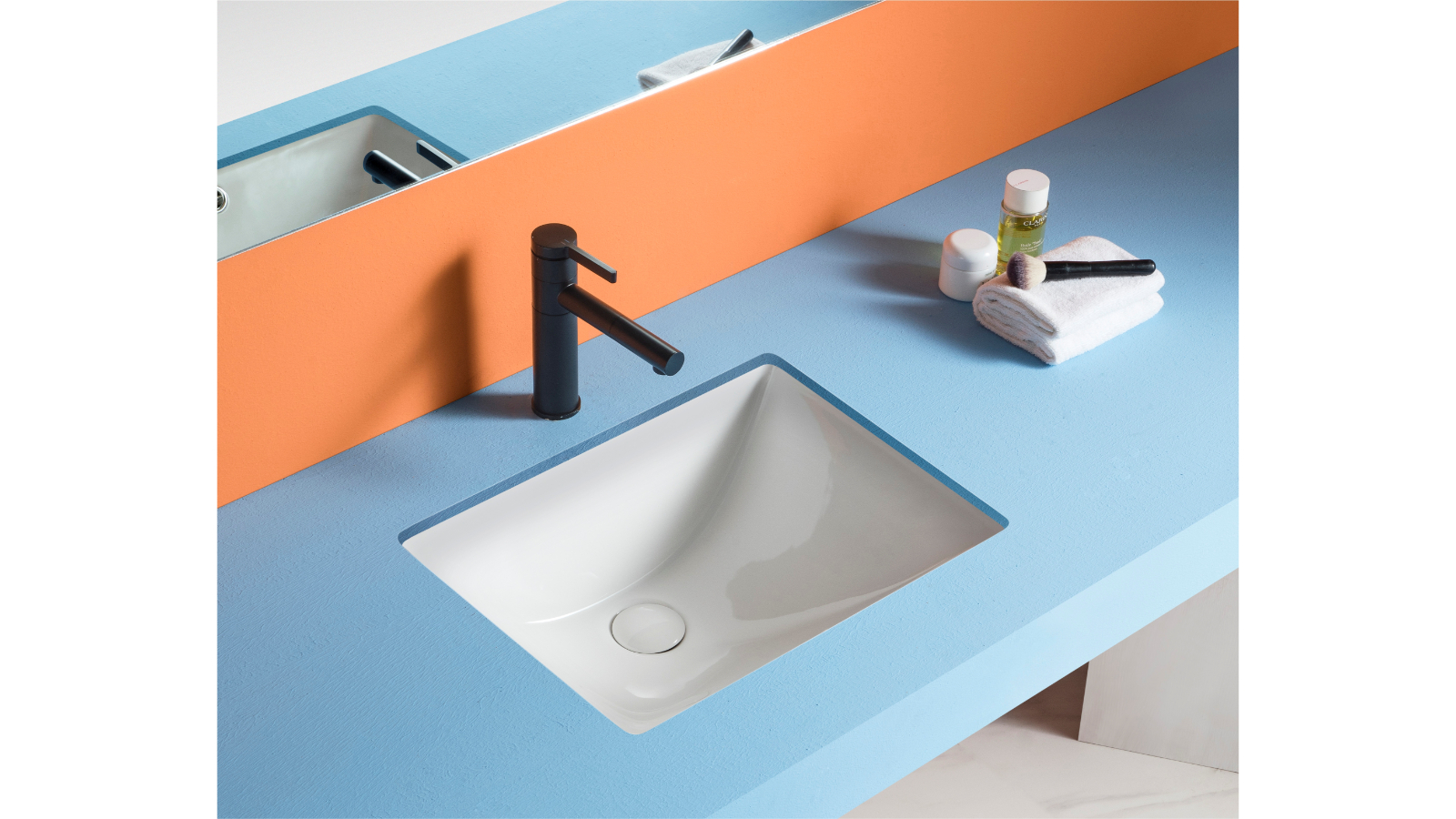 Sanceramica Neo 470mm Undermount Basin - Gloss White