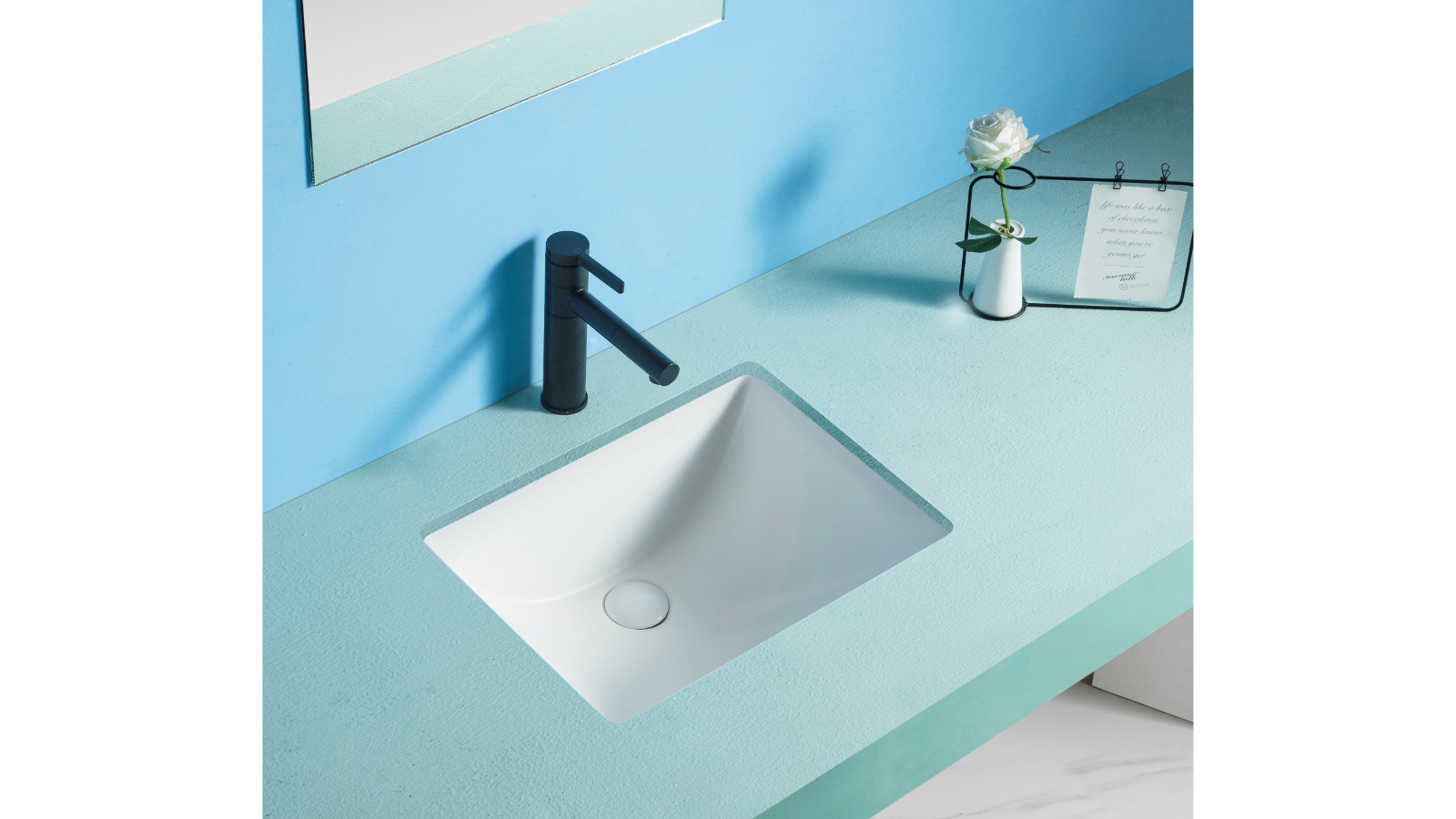 Sanceramica Neo 470mm Undermount Basin - Matte White