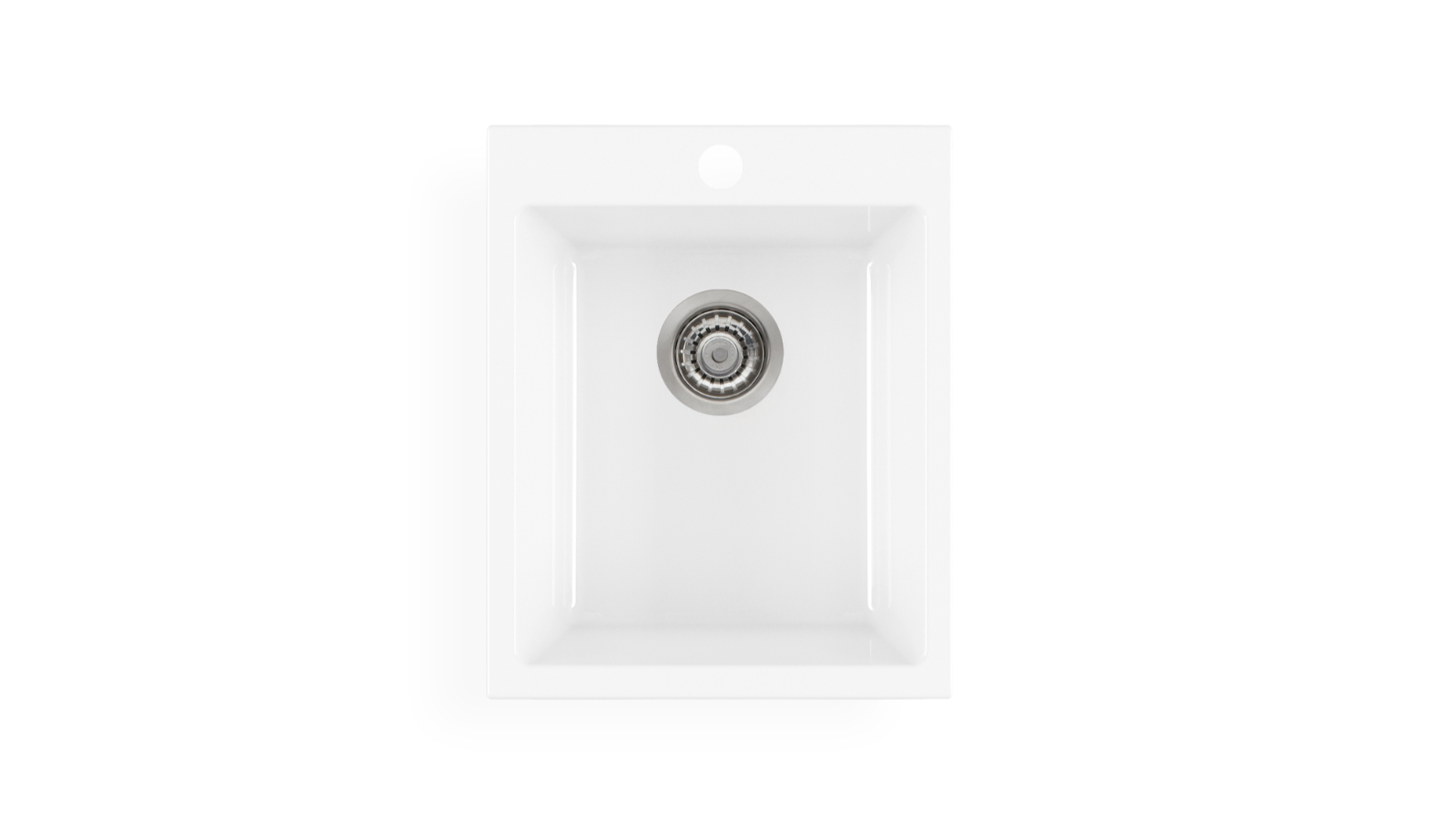 Oliveri Sicily Single Bowl Fireclay Topmount Sink - White