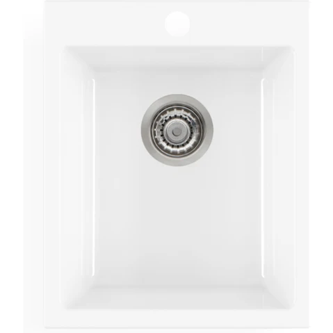 Oliveri Sicily Single Bowl Fireclay Topmount Sink - White