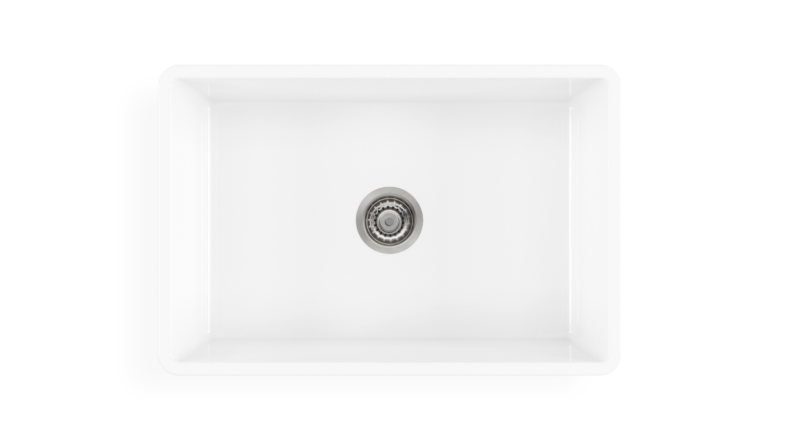 Oliveri Sicily Fireclay Farmhouse Undermount Sink - White