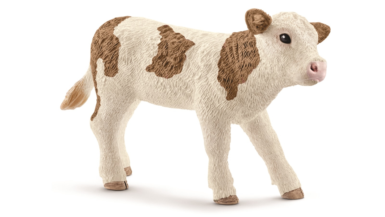 Schleich Simmental Calf Toy Figure