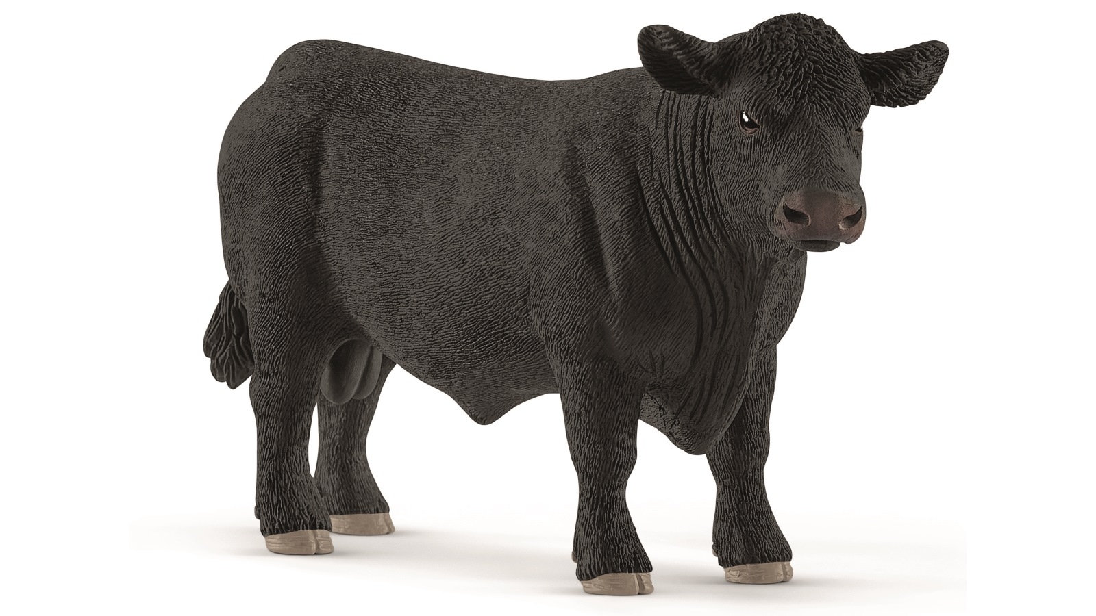 Schleich Black Angus Bull Toy Figure