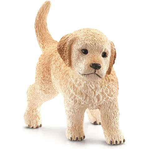 Schleich Golden Retriever Puppy Toy Figure