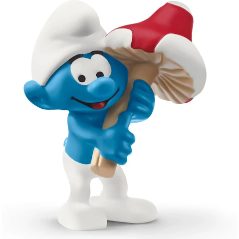 Schleich Smurf with Good Luck Charm