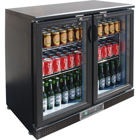 Thermaster Commercial Two Door Drink Cooler