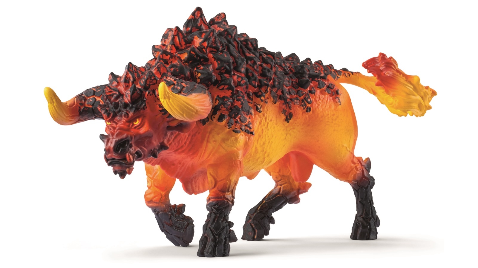 Schleich Fire Bull Toy Figure