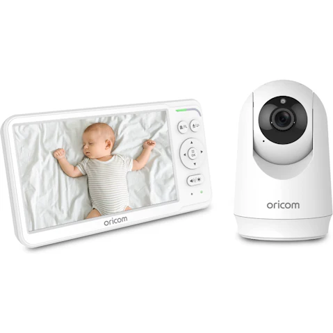 Oricom SC640 Video Baby Monitor with LCD Display and Motorised Pan Tilt Zoom - 6inch