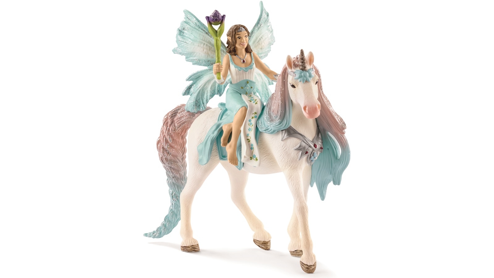 Schleich Fairy Eyela with Princess Unicorn Toy Figure