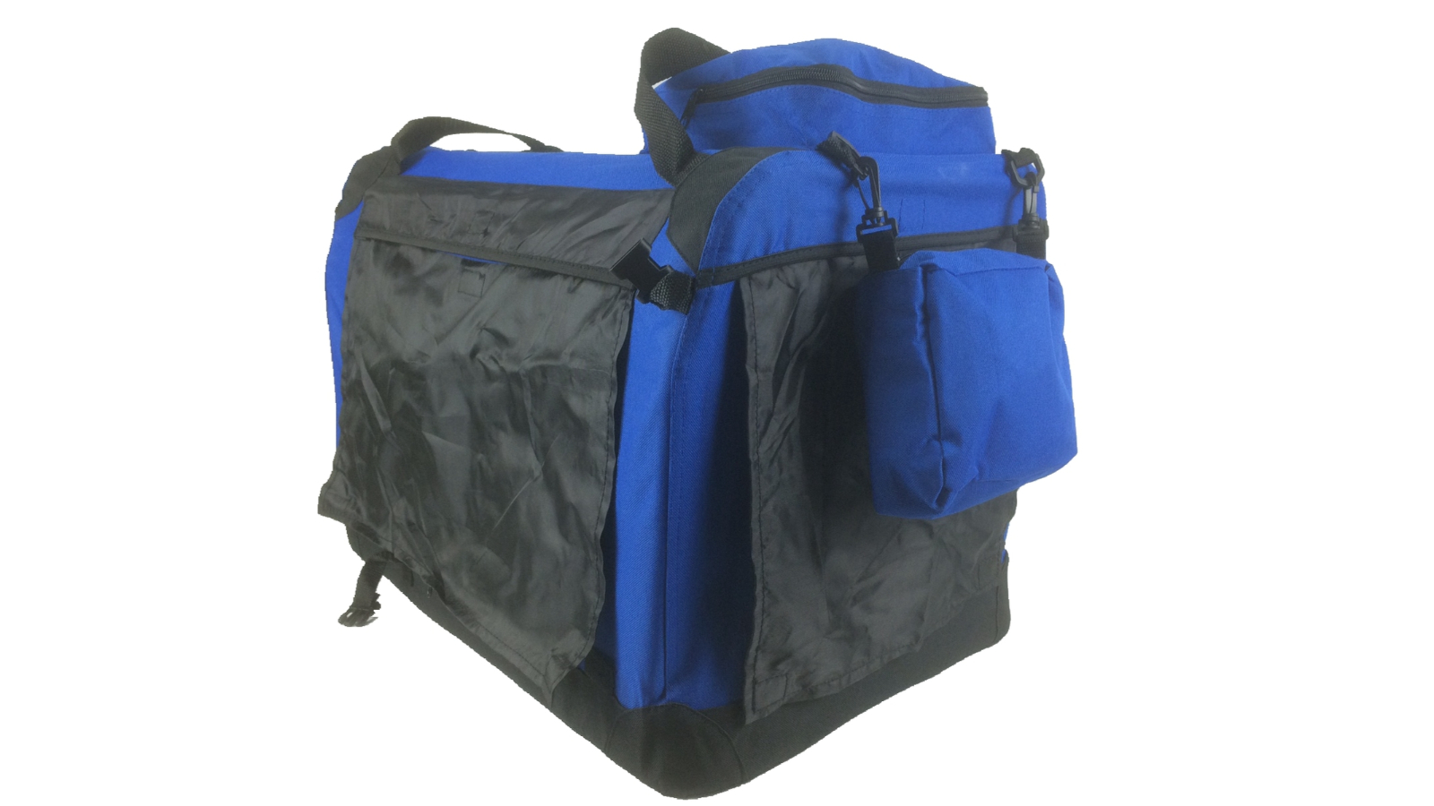 YES4PETS X-Large Foldable Soft Pet Cage with Curtain - Blue