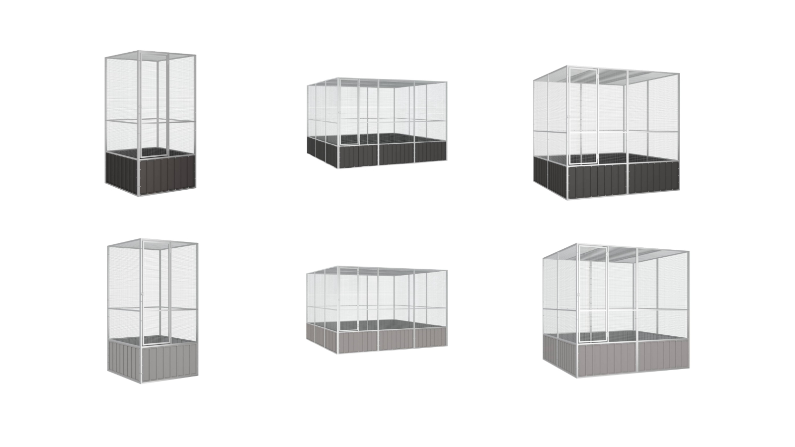 vidaXL Bird Cage