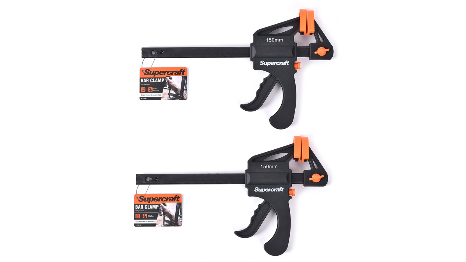 Supercraft 15cm Bar Working Clamp - Pack of 2