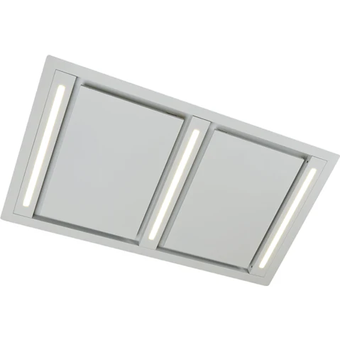 Schweigen 120cm Silent Ceiling Cassette Rangehood with Silent Inline Motor - Matte White